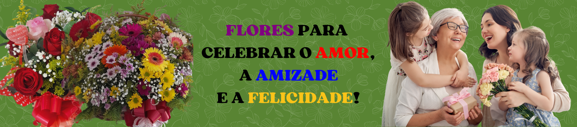 banner flores